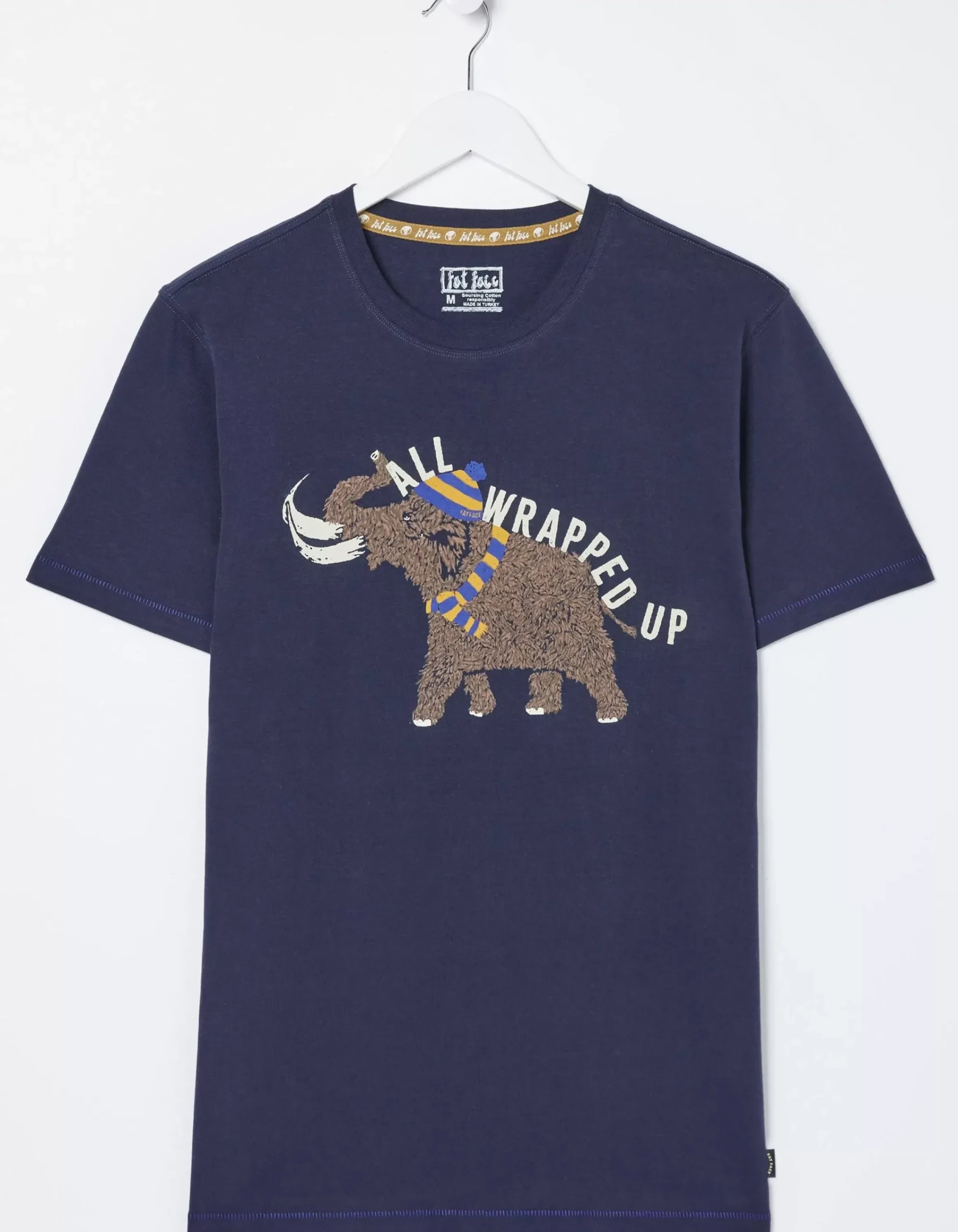 Men FatFace View All|Wilfred Woolly Mammoth Graphic T-Shirt