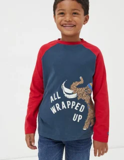 Boys FatFace View All|Wilfred Woolly Mammoth Graphic Tee
