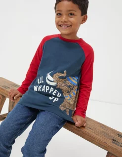 Boys FatFace View All|Wilfred Woolly Mammoth Graphic Tee