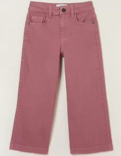 Girls FatFace View All|Willow Wide Leg Coloured Cropped Jeans