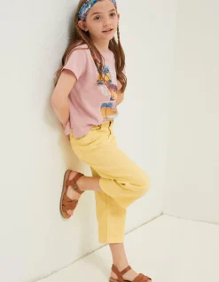 Girls FatFace View All|Willow Wide Leg Coloured Cropped Jeans