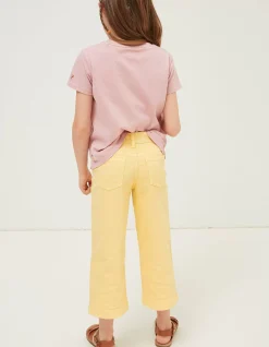 Girls FatFace View All|Willow Wide Leg Coloured Cropped Jeans