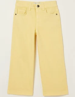 Girls FatFace View All|Willow Wide Leg Coloured Cropped Jeans