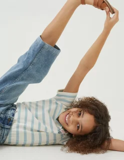 Girls FatFace View All|Willow Wide Leg Crop Jeans