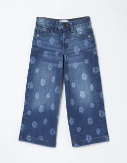 Girls FatFace View All|Willow Wide Leg Printed Crop