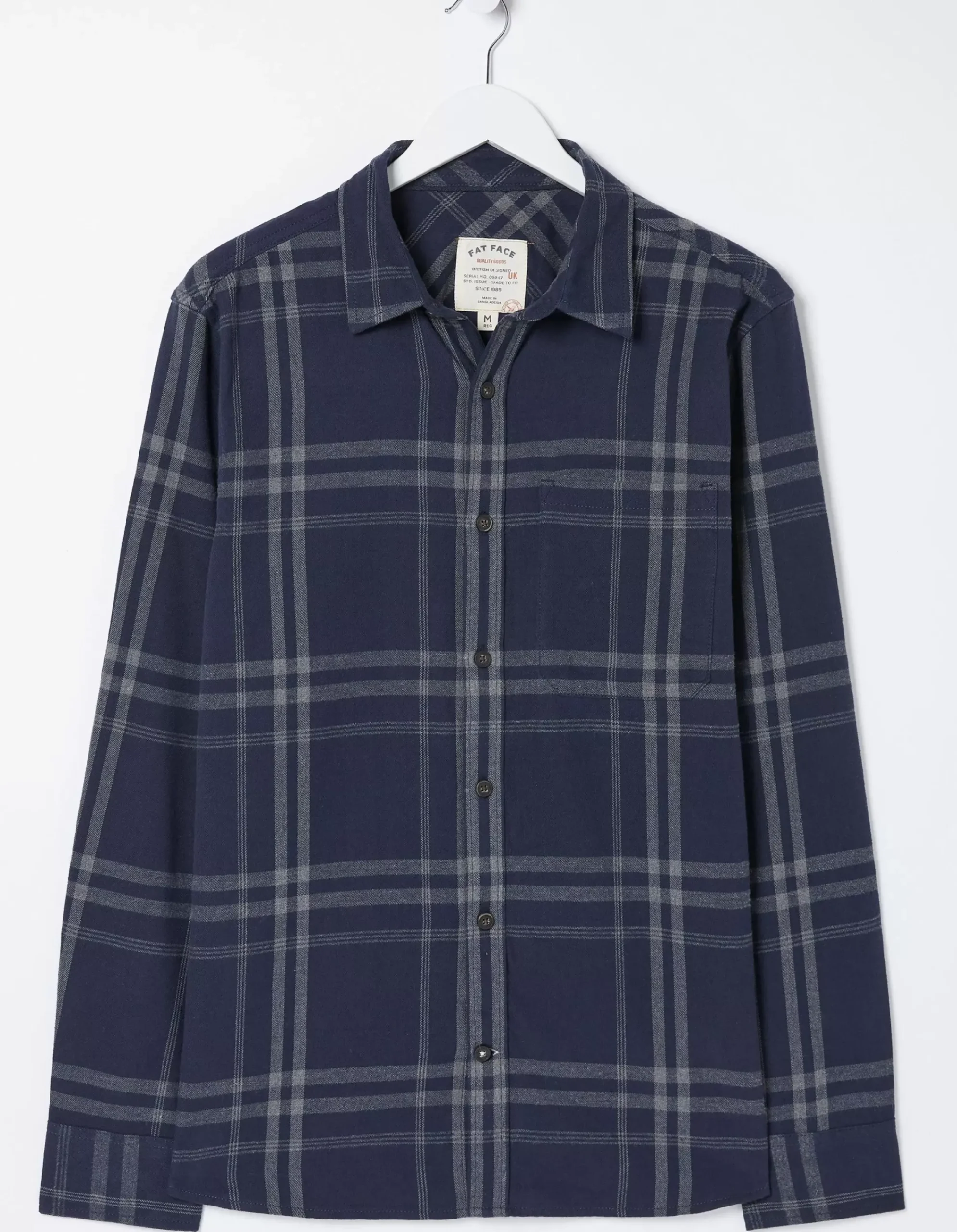 Men FatFace View All|Windowpane Check Shirt