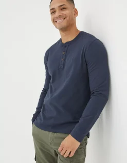 Men FatFace View All|Woodside Slub Cotton Henley