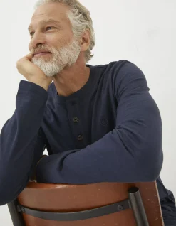 Men FatFace View All|Woodside Slub Cotton Henley