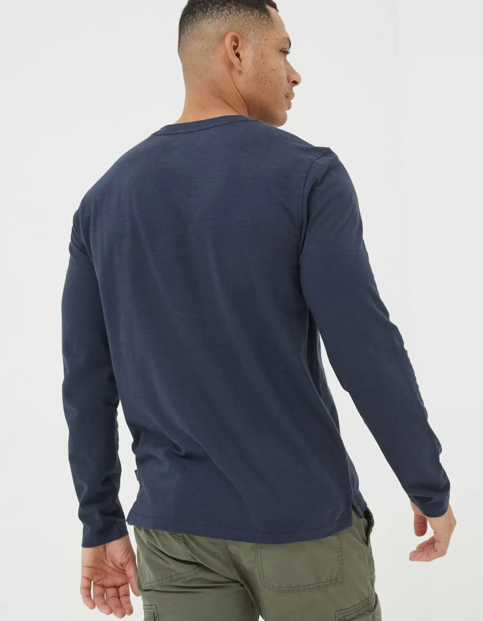 Men FatFace View All|Woodside Slub Cotton Henley