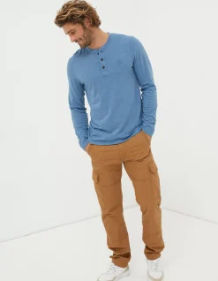 Men FatFace View All|Woodside Slub Cotton Henley