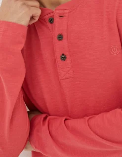 Men FatFace View All|Woodside Slub Cotton Henley