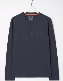 Men FatFace T-Shirts|Woodside Slub Henley