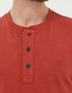 Men FatFace T-Shirts|Woodside Slub Henley