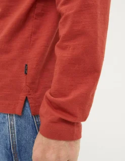 Men FatFace T-Shirts|Woodside Slub Henley