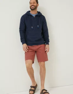 Men FatFace Sweatshirts & Hoodies|Woolacombe Button Hoodie