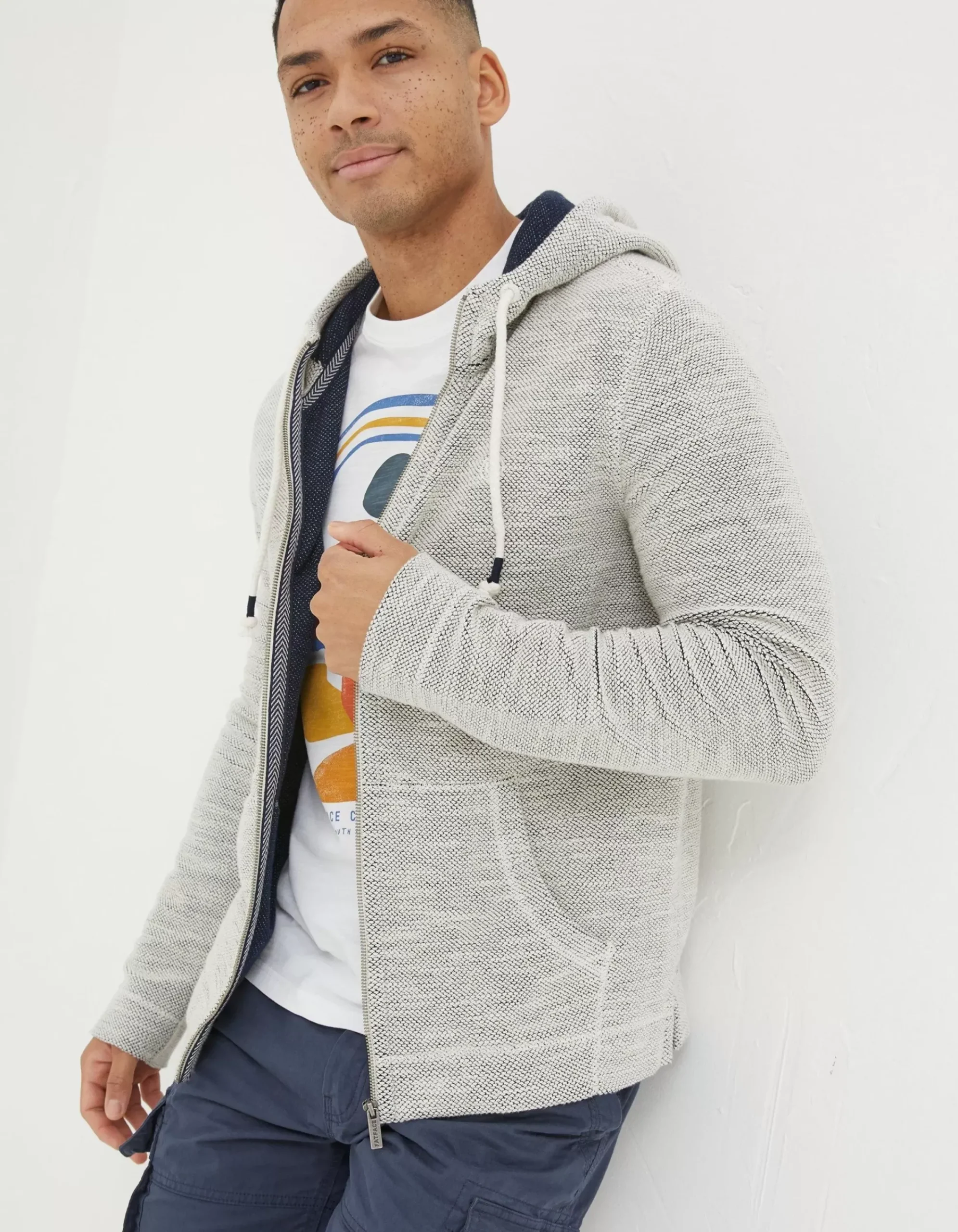 Men FatFace View All|Woolacombe Zip Through Hoodie