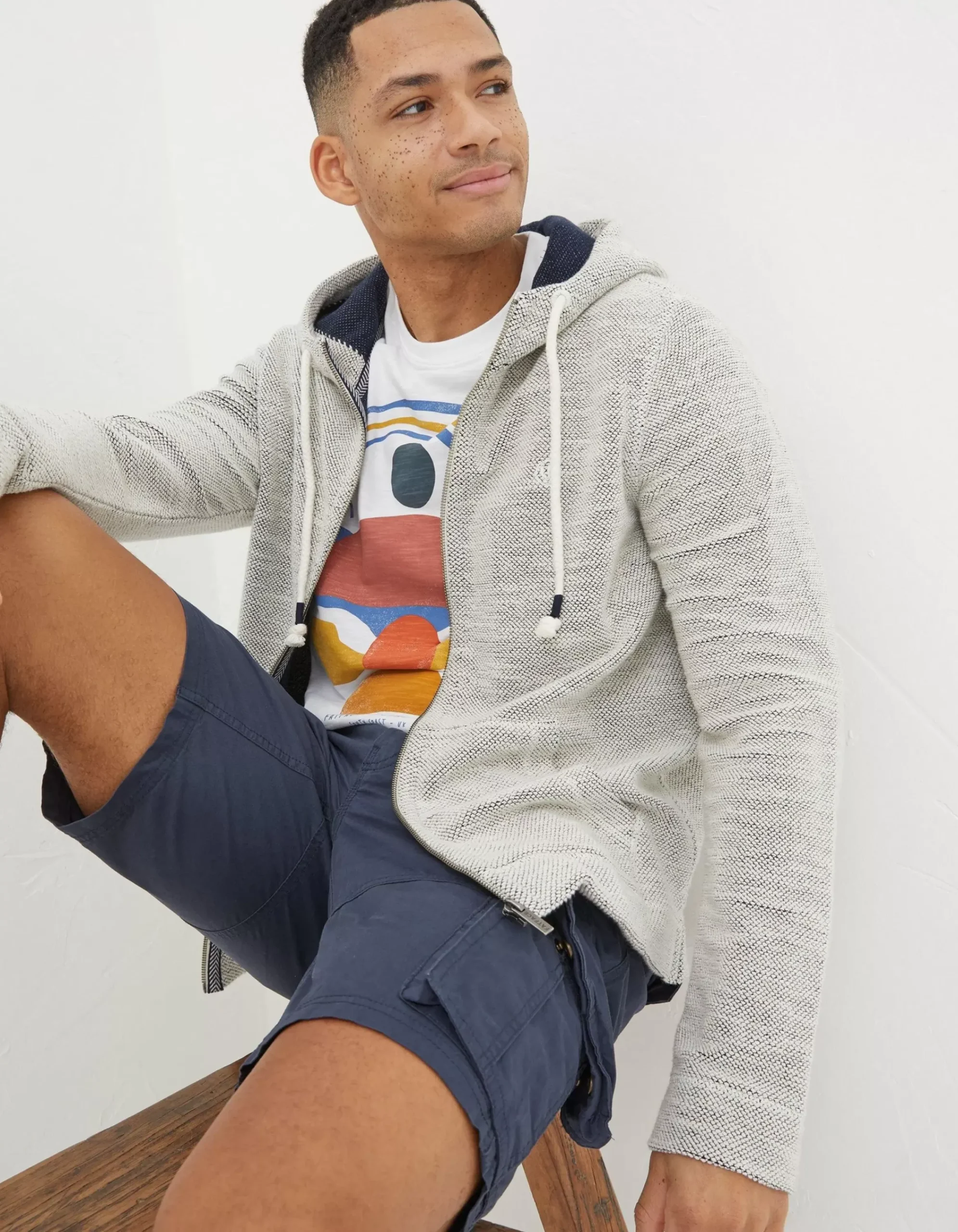 Men FatFace View All|Woolacombe Zip Through Hoodie