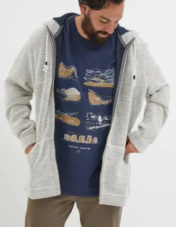Men FatFace View All|Woolacombe Zip Through Hoodie
