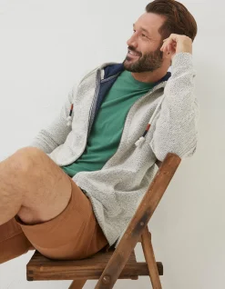 Men FatFace Sweatshirts & Hoodies|Woolacombe Zip Through Hoodie