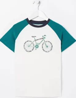 Boys FatFace View All|Word Bike Jersey T Shirt