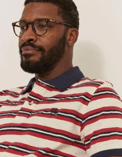 Men FatFace Polo Shirts|Worthing Stripe Polo
