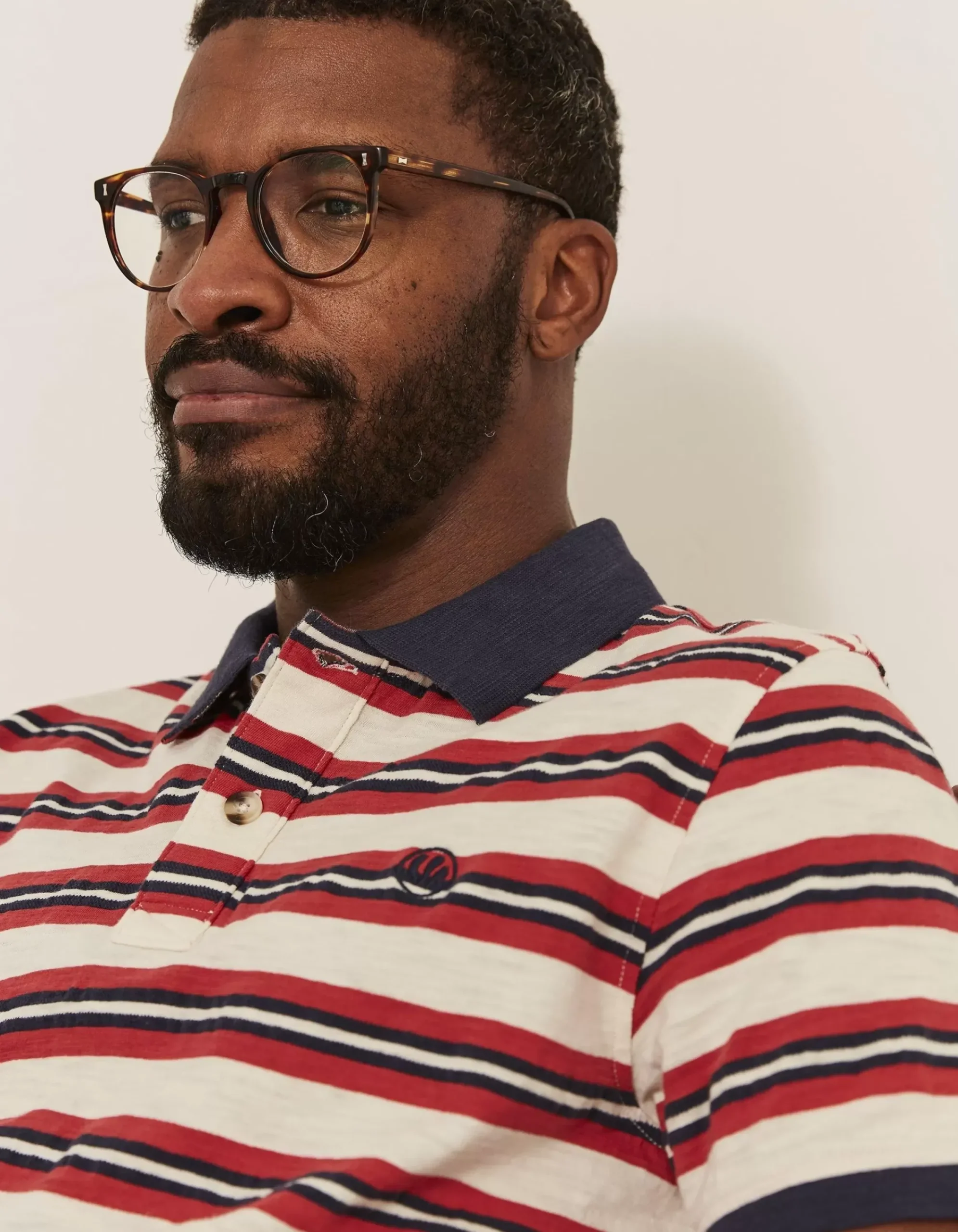 Men FatFace Polo Shirts|Worthing Stripe Polo