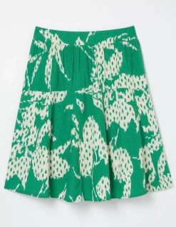 Women FatFace View All|Wynne Textured Leaves Skirt
