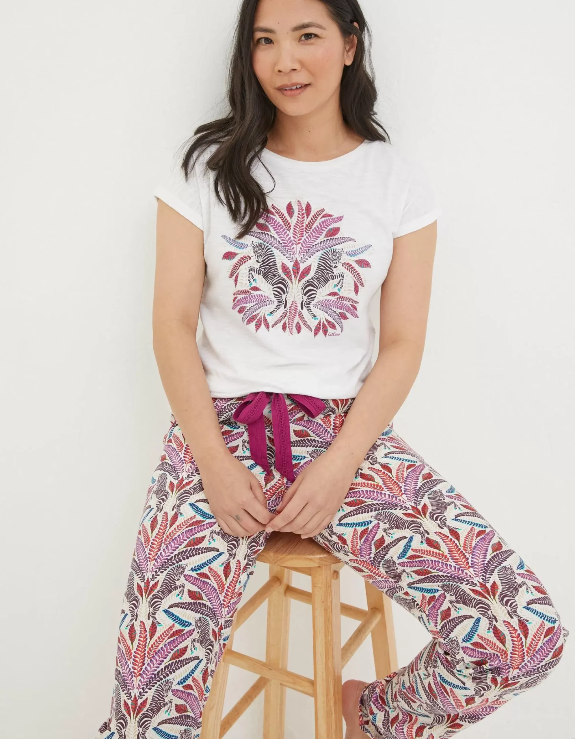 Women FatFace View All|Zebra Graphic T-Shirt