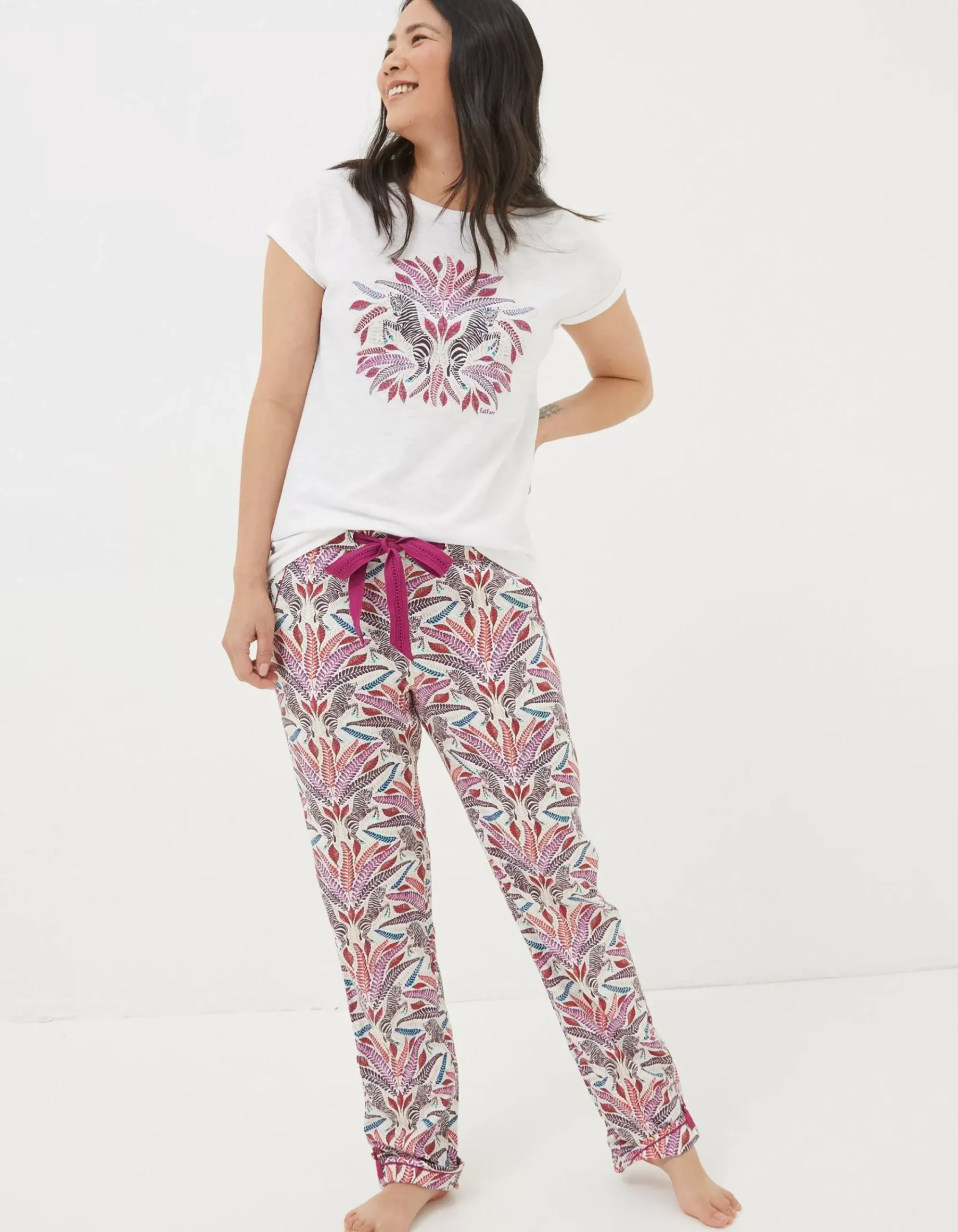 Women FatFace View All|Zebra Graphic T-Shirt