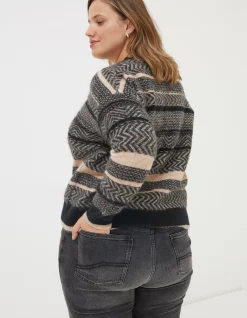Women FatFace View All|Zoe Boxy Fairisle Jumper